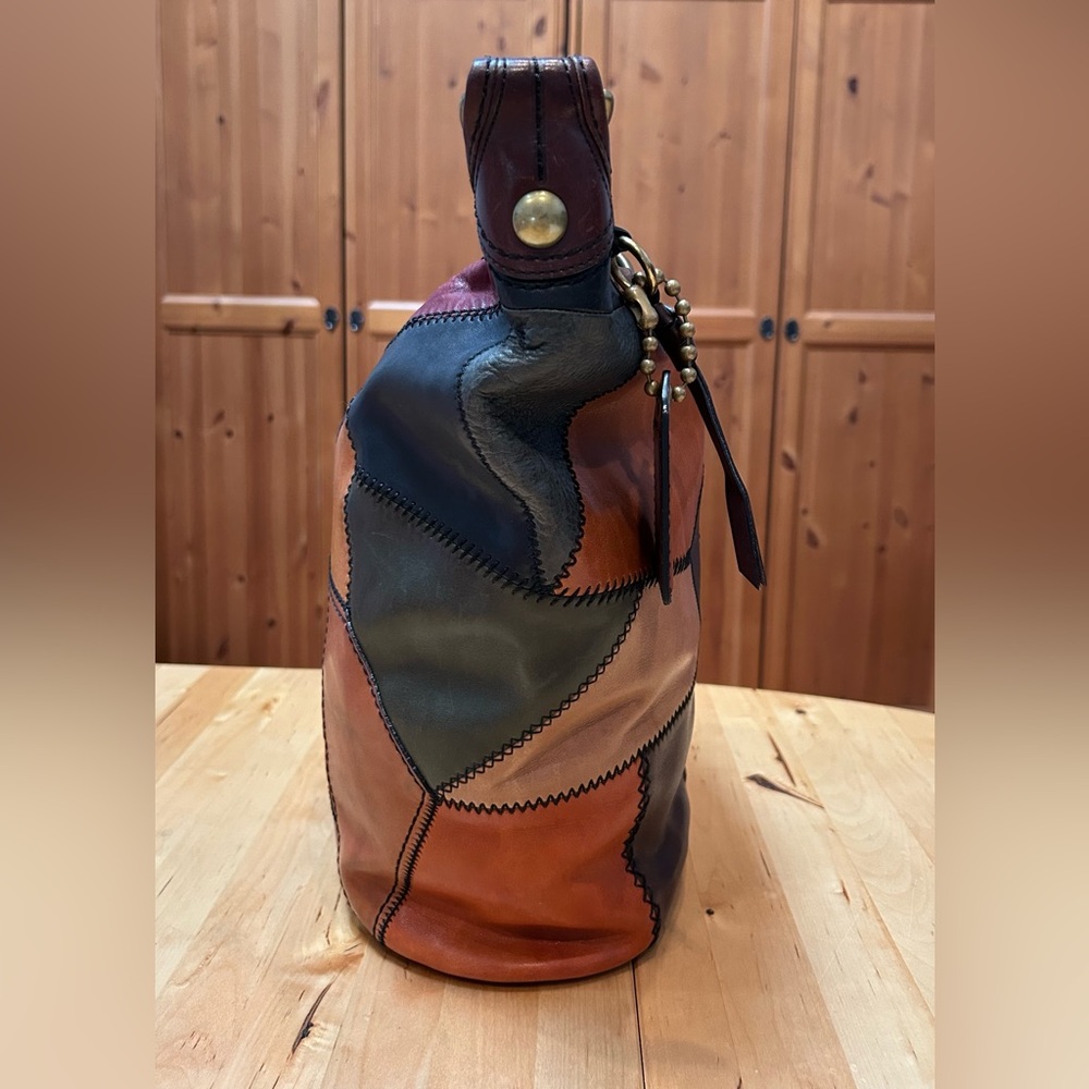Coach Multicolor Patchwork Bleecker Bucket Bag - image 6